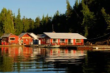 View from bay of Big Spring Sports Fishing Resort