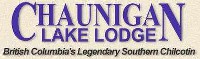 Chaunigan Lake Lodge logo
