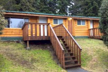 guest cabin at Kitimat Lodge