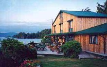 main lodge building at Tyee Resort and Fishing Lodge