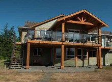 Main lodge at Vancouver Island Lodge