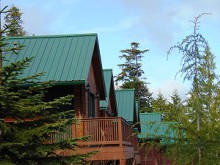 guest cabins at Wicked Salmon Sportfishing
