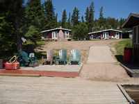 Housekeeping guest cabins at Crow Duck Lake Camp