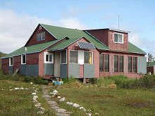 Main lodge building at Lynx Tundra Lodge