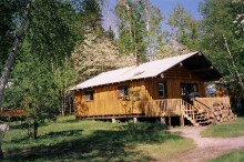 Large guest cabin at Ara Lake Camp