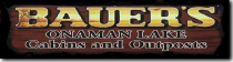 Bauer's Onaman Lake Cabins & Outposts Logo