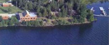 Aerial view Evergreen Lodge