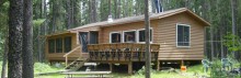 Guest cabin at Excellent Adventures Outposts
