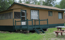guest cabin at Finlayson Lake Resort