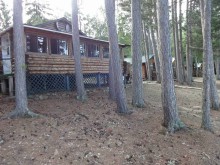 Lake view cabin at Green Island Lodge