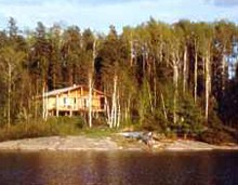 Lakefront cabin at Grey Owl Camps
