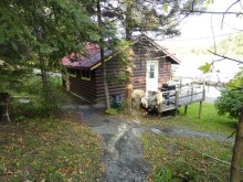 Waterfront cabin at Hidden Trail Resort