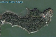 Aerial view of Indian Point Camp