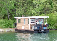 Houseboat rented from Leisure Island Houseboats