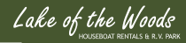 Lake of the Woods Houseboats logo
