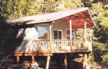 Mackenzie Lodge guest cabin
