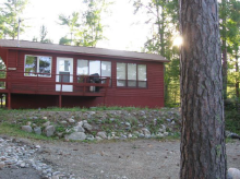 Guest cabin at Meline's Lodge & Guide Service