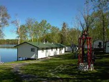 Moore Bay Lodge waterfront guest cabins