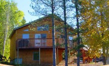 large guest cabin at Moose Horn Lodge