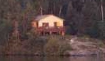 Lake view cabin at Mousseau's Island Resort
