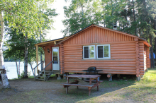 Lakeside guest cabin at North Albany Lodge