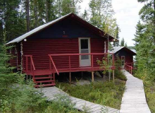 Guest cabin at North Spirit Lake lodge