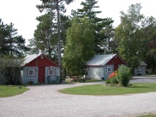 Guest cabins at Northwinds Canadian Outfitters