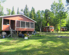 Guest cabin at Ontario North Outpost