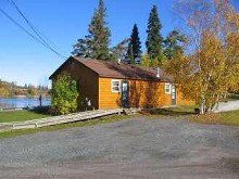 Housekeeping cabin at Perch Bay Resort