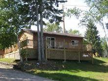 Housekeeping guest cabin at Perrault Lake Camp