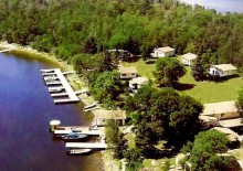 Aerial view of Pipestone Point Resort