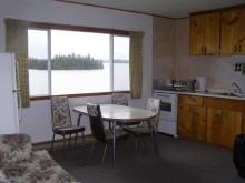 Cabin interior at Polar Star Lodge