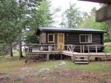 Shoreline guest cabin at Ross' Camp