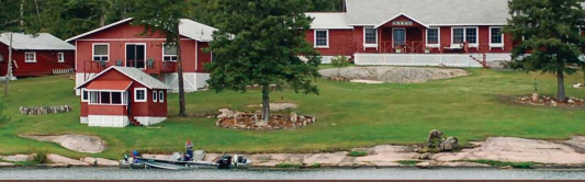 Rough Rock Outpost main lodge and guest cabins