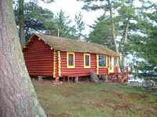 housekeeping guest cabin at Sabaskong Bay Lodge