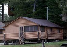 Housekeeping guest cabin at Tall Pines Camp