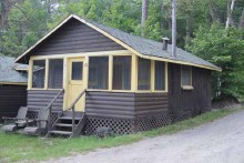 Housekeeping guest cottage at Totem Point Lodge