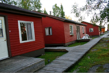 Uchi Lake Lodge guest cabins