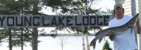 Young Lake Lodge sign