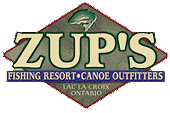 Zup's Fishing Resort & Canoe Outfitters logo