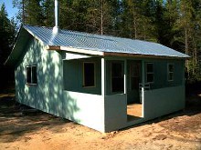 Housekeeping cabin at Achimac Outfitters