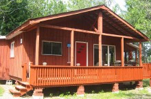 Bryson Lake Lodge guest cabin