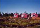Guest cabins at Camp Champdore