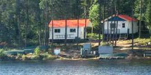 Lakefront outpost cabin at Cargair Outfitters