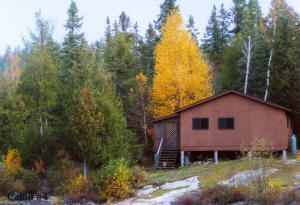Guest cabin at Lake Sasseginaga Outpost