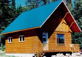 Mary Lake Outfitter guest cabin