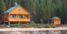 Waterfront guest cabin at Wetetnagami Outfitters
