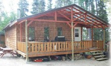 Log guest cabin at F.A.T.S. Camp Jan Lake