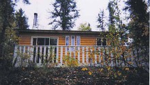 Housekeeping cabin at Pawistik Lodge