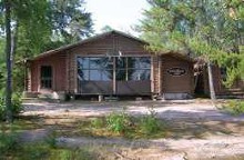Large guest cabin at Ruffo's Sportsman's Lodge